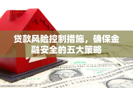 景宁贷款风险控制措施，确保金融安全的五大策略