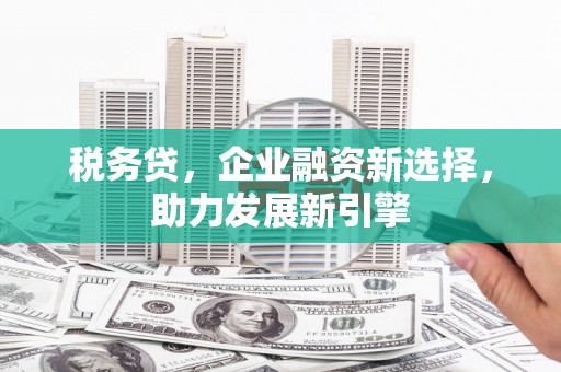 景宁税务贷，企业融资新选择，助力发展新引擎