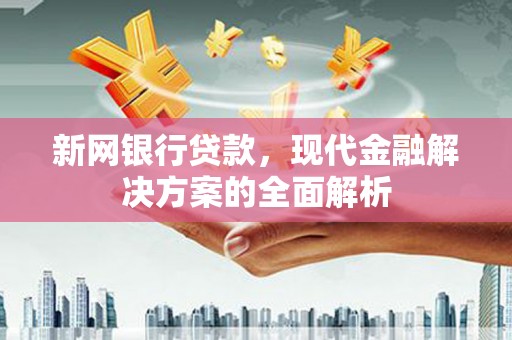 景宁新网银行贷款，现代金融解决方案的全面解析
