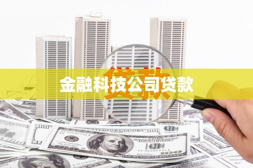 景宁金融科技公司贷款